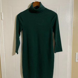 Urban Outfitters Ribbed Green Sweater Dress